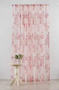 Rózsaszín átlátszó függöny 300x245 cm Angel – Mendola Fabrics
