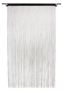 Fekete függöny ajtóra 100x200 cm String – Mendola Fabrics