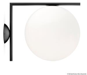 Fali Lámpa FLOS, IC C/W2, dimmable, Fekete, Nappali, Üveg, Dizájn