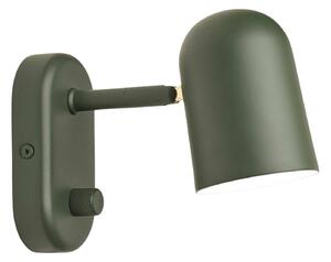 Fali Lámpa Northern, Buddy wall, dimmable, Zöld, Nappali, Fém, Skandináv