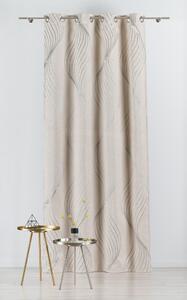 Krémszínű függöny 140x260 cm Sirene – Mendola Fabrics
