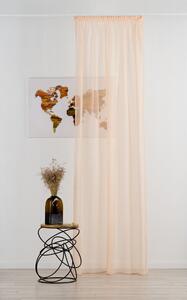 Lazacszínű átlátszó függöny 300x260 cm Voile – Mendola Fabrics