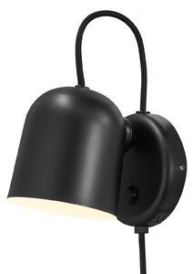 Fali Lámpa DFTP by Nordlux, Angle, dimmable, Fekete, Nappali, Fém, Modern