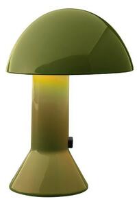 Asztali lámpa Martinelli Luce, Elmetto, Zöld, Nappali, Műanyag, Dizájn