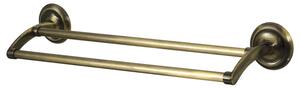 BISK Erga Deco, 2 karú törölközőtartó 610 mm, antik sárgaréz, ERG-00411