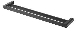 BISK Erga Futura, 2 soros törölközőtartó 610 mm, matt fekete, ERG-02967