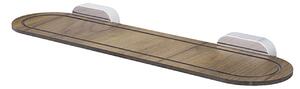 BISK Erga Bergen, fürdőszobai polc 450x125x40 mm, krómbarna, ERG-07056