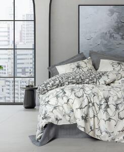 Hilaris Ranforce dupla ágyneműhuzat garnitúra 200 × 220 cm, antracit