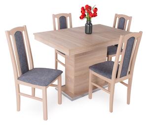 Flóra asztal Sophia székekkel | 4 személyes étkezőgarnitúra