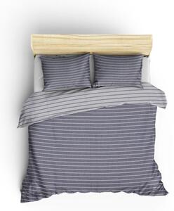 Bamboo bambusz-pamut szatén dupla ágyneműhuzat garnitúra 200 × 220 cm, kék