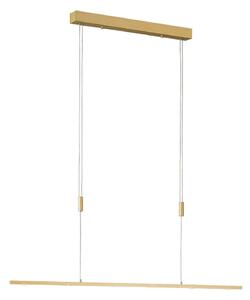 Függőlámpa Quitani, Tolu, dimmable, Arany / Sárgaréz, Nappali, Fém, Modern