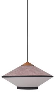 Függőlámpa Forestier, Cymbal S, dimmable, Lila, Nappali, Szövet / Textília, Dizájn