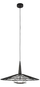 Függőlámpa Forestier, Carpa M, dimmable, Fekete, Nappali, Szövet / Textília, Dizájn