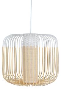 Függőlámpa Forestier, Bamboo Light M, dimmable, Fehér, Nappali, Bambusz, Dizájn