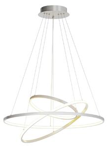 Függőlámpa Lucande, Ezana, dimmable, Szürke, Nappali, Fém, Modern