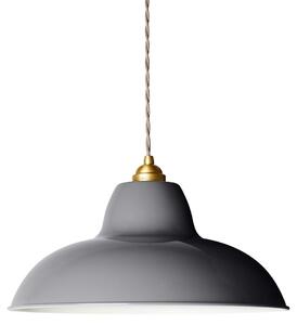 Függőlámpa Anglepoise, Original 1227 Brass Midi Wide, dimmable, Szürke, Nappali, Fém, Dizájn