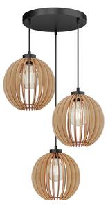 Függőlámpa Envostar, Clay, dimmable, Fa, Nappali, Fa, Skandináv
