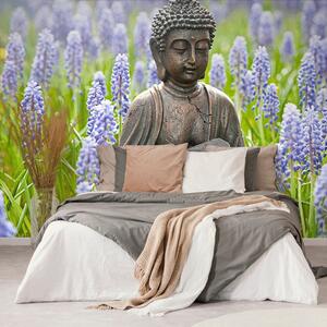 Fotótapéta jin és jang szimbólum Buddha kezében