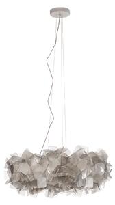 Függőlámpa Slamp, Clizia, dimmable, Szürke, Nappali, Műanyag, Dizájn