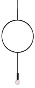 Függőlámpa Northern, Circle, dimmable, Fekete, Nappali, Fém, Dizájn