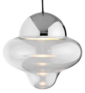 Függőlámpa DESIGN BY US, Nutty XL, dimmable, Átlátszó, Nappali, Üveg, Dizájn