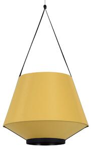 Függőlámpa Forestier, Carrie S, dimmable, Sárga, Nappali, Szövet / Textília, Dizájn