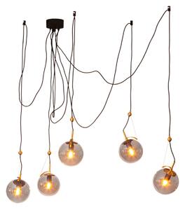 Függőlámpa By Rydéns, Carry, dimmable, Szürke, Nappali, Üveg, Skandináv