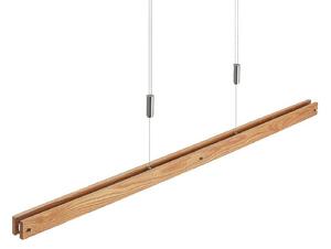 Függőlámpa Lindby, Alimara, dimmable, Fa, Nappali, Fa, Modern
