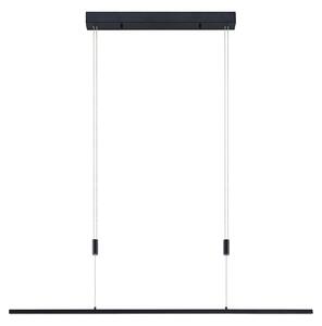 Függőlámpa Lucande, Stakato, dimmable, Fekete, Nappali, Fém, Modern