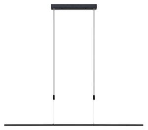 Függőlámpa Lucande, Stakato, dimmable, Fekete, Nappali, Alumínium, Modern