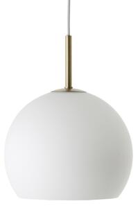 Függőlámpa FRANDSEN, Ball, dimmable, Fehér, Nappali, Üveg, Dizájn
