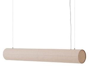 Függőlámpa Audo Copenhagen, Hashira, dimmable, Bézs, Étkező, Szövet / Textília