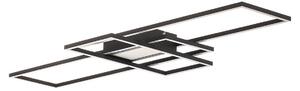 Mennyezeti Lámpa Lindby, Ismera, dimmable, Fekete, Nappali, Fém, Modern