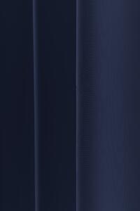 OXFORD sötétkék függöny 140x250 cm Felfüggesztés: Fém gyűrűk