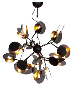 Függőlámpa By Rydéns, Turno, dimmable, Fekete, Nappali, Fém, Dizájn