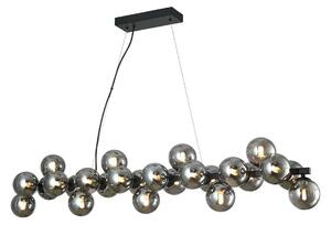 Függőlámpa Lucande, Naelen, dimmable, Szürke, Konyha, Fém, Modern