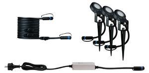 Spotlámpa Paulmann, Sting, dimmable, Fekete, Fém, Modern