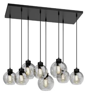 Függőlámpa TK Lighting, Cubus, dimmable, Szürke, Nappali, Üveg, Modern