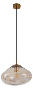 Függőlámpa Lindby, Lelia, dimmable, Bézs, Étkező, Üveg, Dizájn