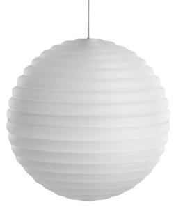 Függőlámpa Tom Dixon, Press Sphere, dimmable, Fehér, Nappali, Üveg, Dizájn