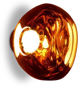 Fali Lámpa Tom Dixon, Melt Surface Mini, dimmable, Réz, Nappali, Műanyag, Dizájn