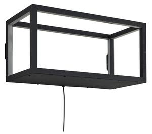 Fali Lámpa Lindby, Birta, dimmable, Fekete, Nappali, Fém, Modern