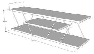 Canaz TV-állvány, antracit, 120 cm