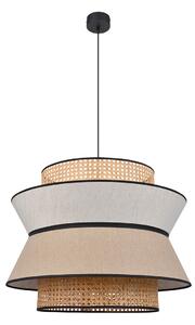 Függőlámpa MARKET SET, Singapour XL, dimmable, Bézs, Nappali, Szövet / Textília, Dizájn