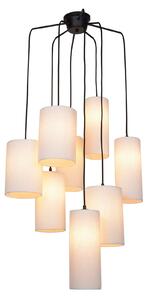 Függőlámpa MARKET SET, Cosiness, dimmable, Fehér, Nappali, Szövet / Textília, Dizájn