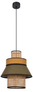 Függőlámpa MARKET SET, Singapour XML, dimmable, Zöld, Nappali, Szövet / Textília, Dizájn