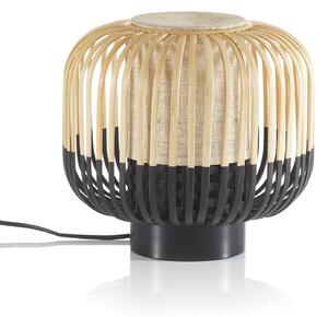 Asztali lámpa Forestier, Bamboo Light S, Fekete, Nappali, Bambusz, Dizájn