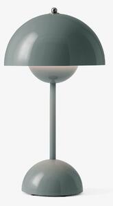 Asztali lámpa &Tradition, Flowerpot VP9, dimmable, Szürke, Nappali, Műanyag, Dizájn