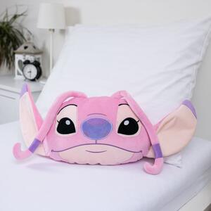 Fleece gyerek párna 41x32 cm Lilo and Stitch "Angel Pink" – Jerry Fabrics