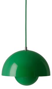 Függőlámpa &Tradition, Flowerpot VP1, dimmable, Zöld, Nappali, Fém, Dizájn